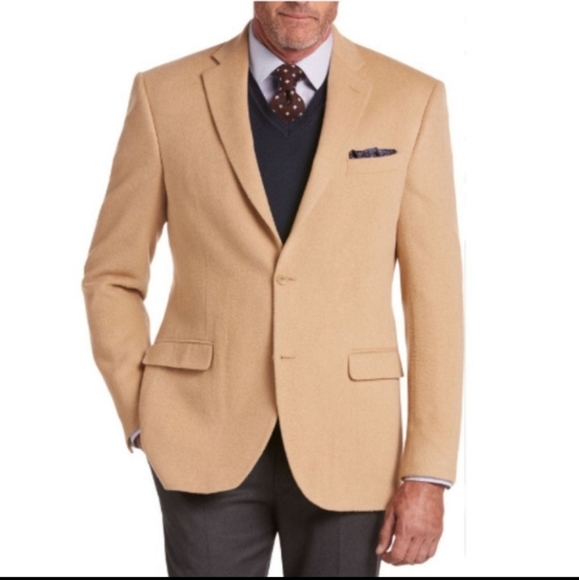 Blazers | Jos A Bank Camel Hair Blazer 